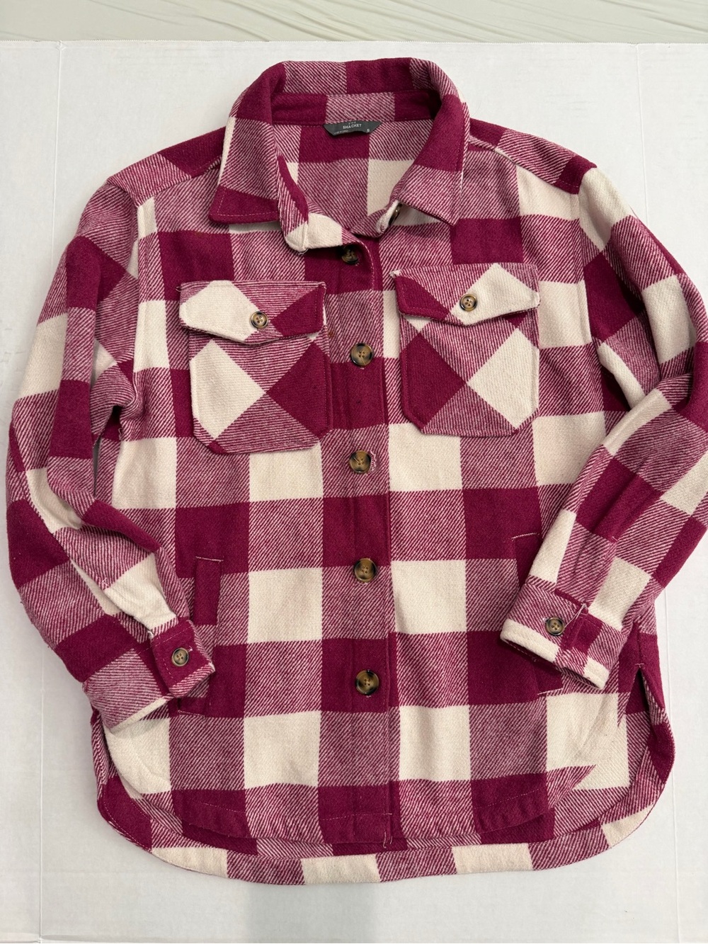 Women's Plaid Button-Up Shacket